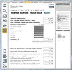 Momsregnskab i Regnskabsprogram PRO